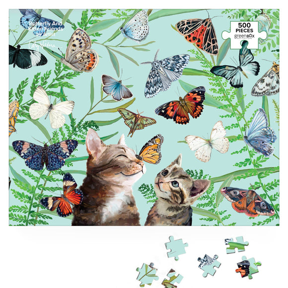 GreenBox-Butterfly & Kitten-500 pc