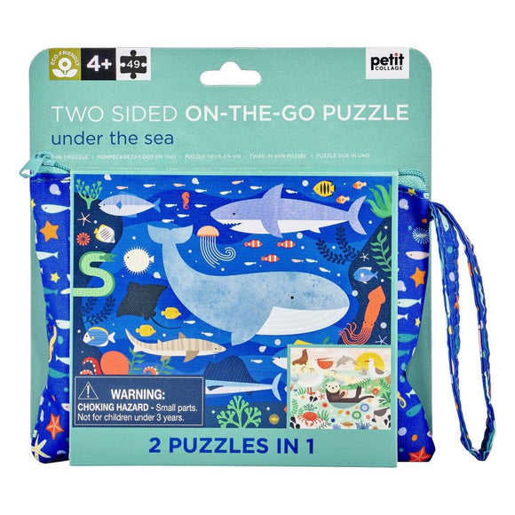 CB-Puzzle Pouch-Two Sided-Under The Sea-49 pc