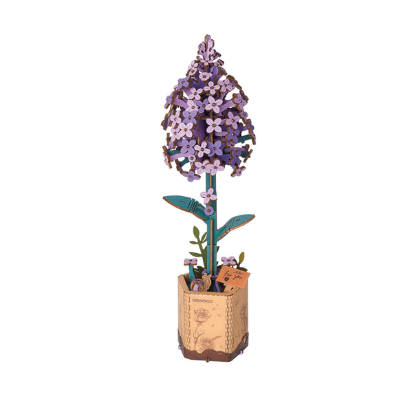 3D Wooden Flower-Lilac