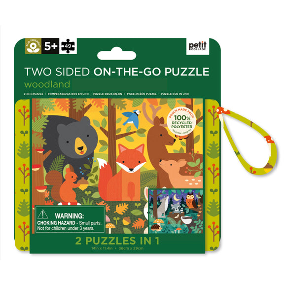 CB-Puzzle Pouch-Two Sided-Woodland-49 pc