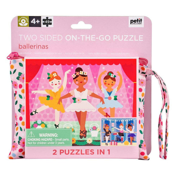 CB-Puzzle Pouch-Two Sided-Ballerina-49 pc