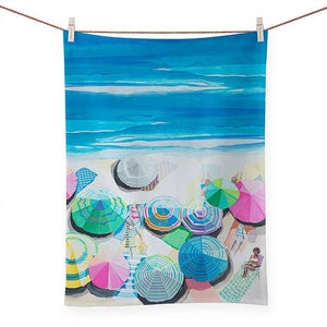 Tea Towels-Summer Umbrellas