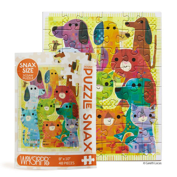 Puzzle Snax-Cats&Dogs-48 pc